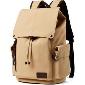 ✨ Brown Backpack Laptop compartment Water Resistant Casual Backpack Travel Bag
